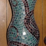 octopus mosaic vase
